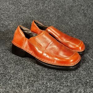 NAOT Mens Brown Leather Slip On Loafers Mens EU Size 37 US 5 Comfort Casual